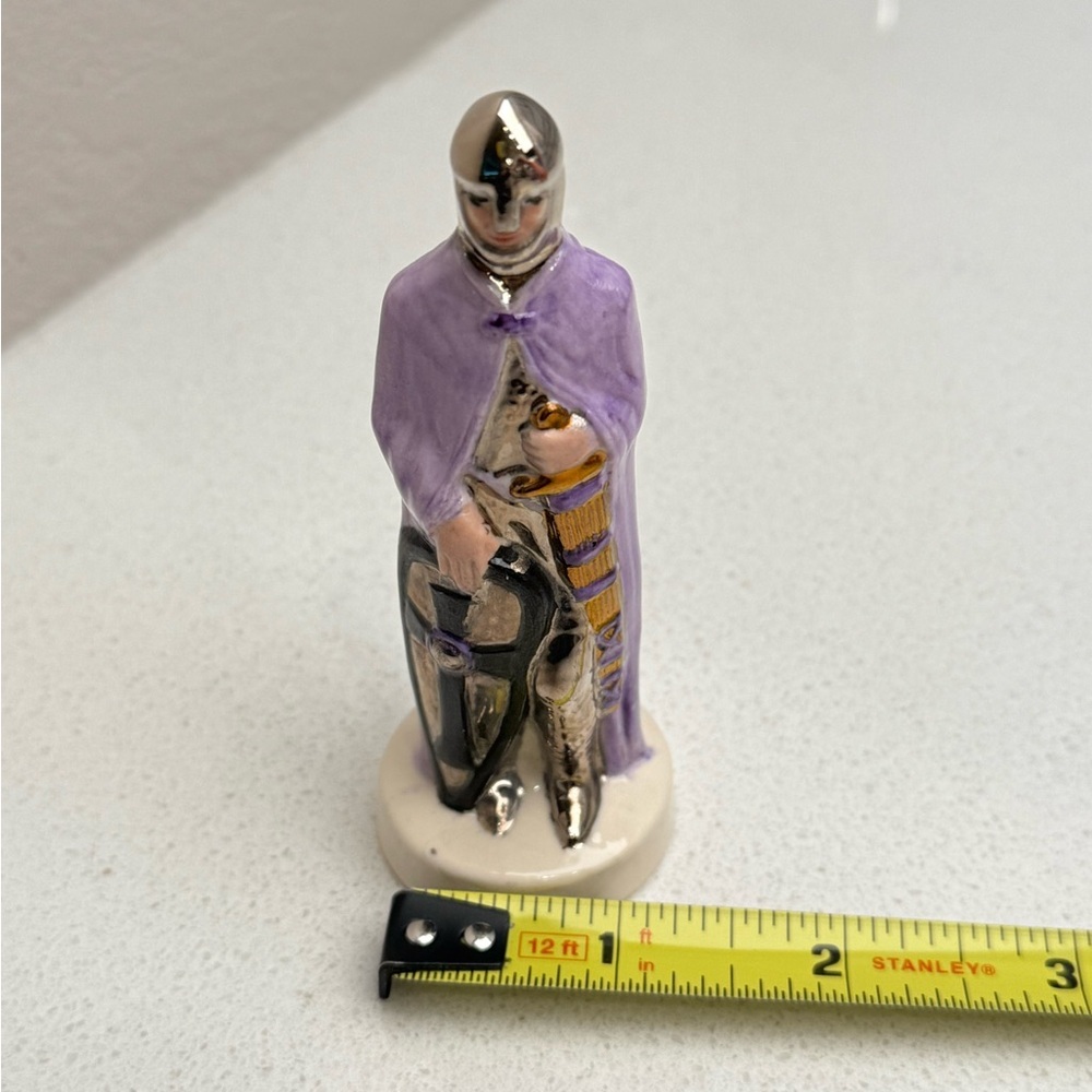 Vintage Chess Piece Alberta Molds Ceramic 1973 Hand Painted Pawn - Picture 10 of 11